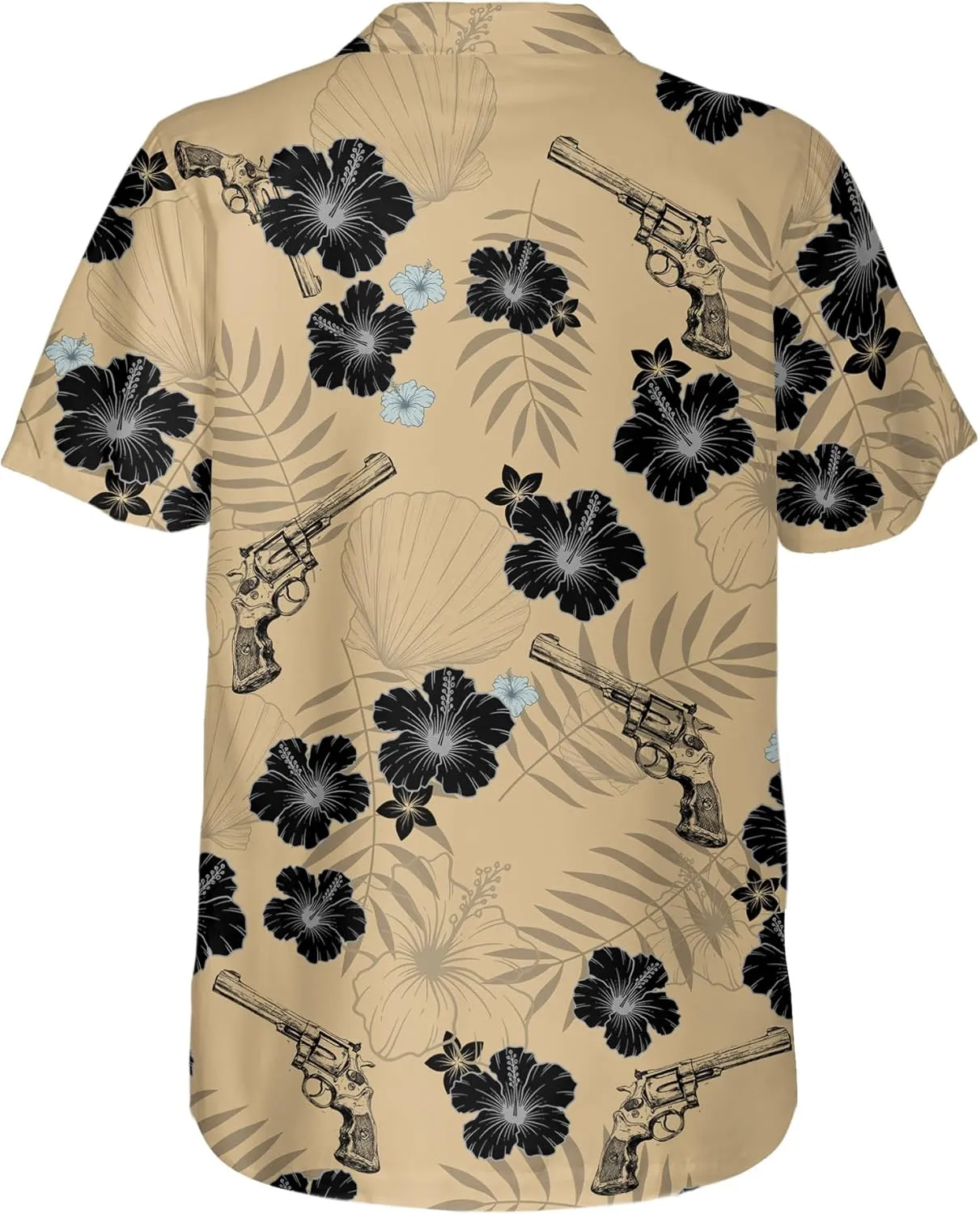Western Hawaiian Shirt for Men Short Sleeve Cowboy Texas Funny Button Down Shirts