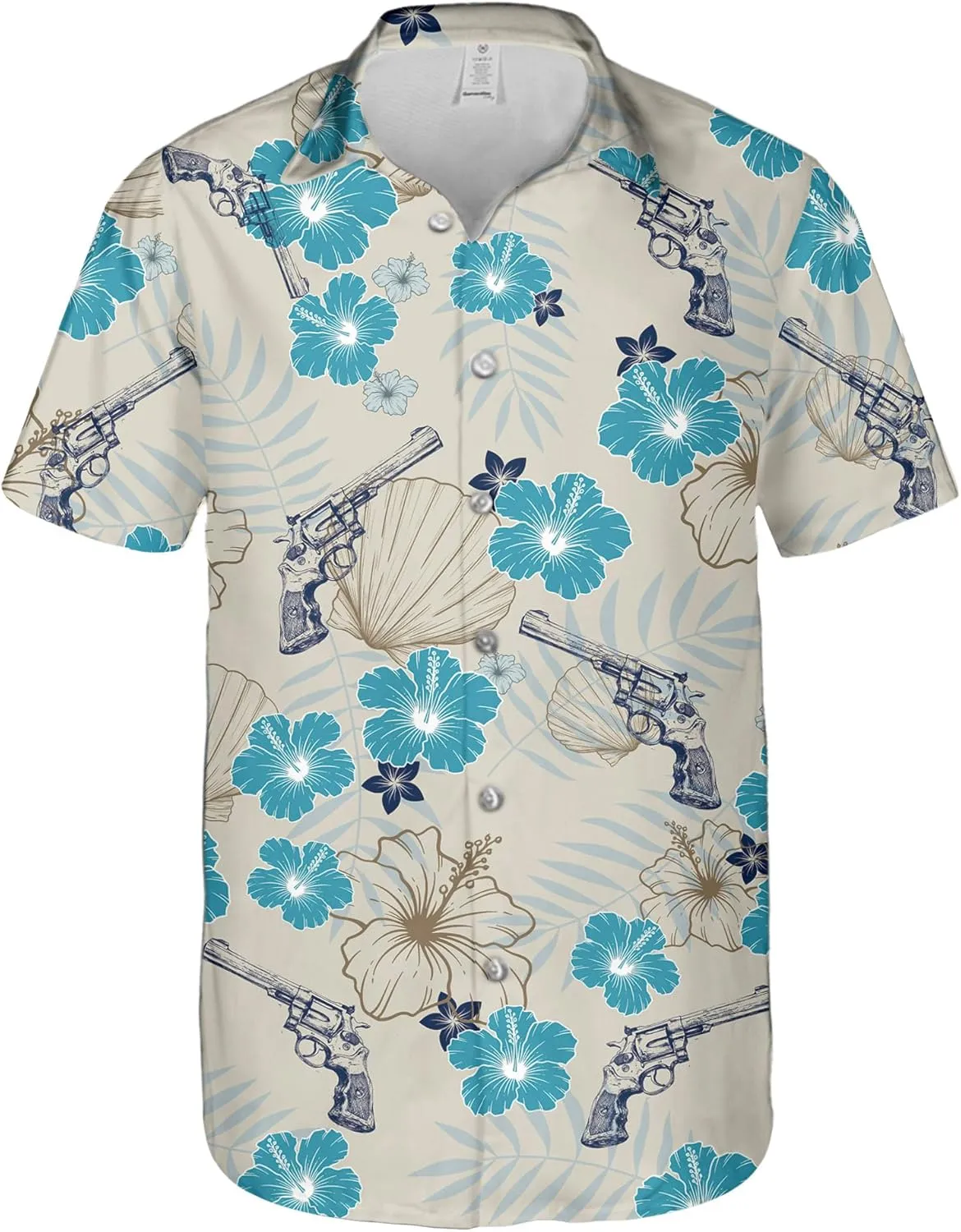 Western Hawaiian Shirt for Men Short Sleeve Cowboy Texas Funny Button Down Shirts