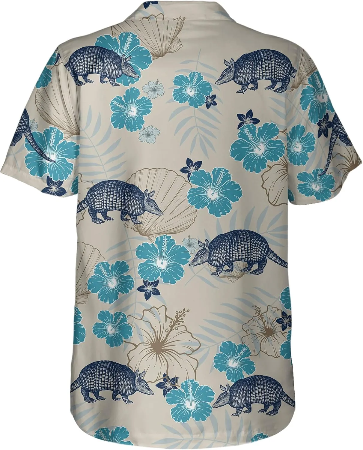 Western Hawaiian Shirt for Men Short Sleeve Cowboy Texas Funny Button Down Shirts