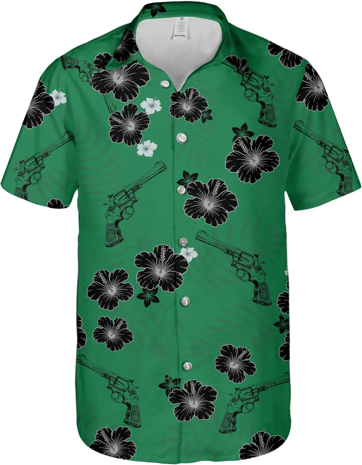 Western Hawaiian Shirt for Men Short Sleeve Cowboy Texas Funny Button Down Shirts
