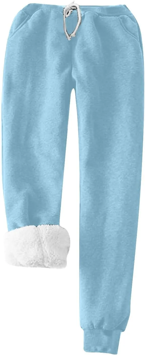 Yes I'm Still Freezing -Me 24:7 Sherpa Lined Loungewear Set for Women Fleece Sweatshirt &Sweatpant 2 Piece Outfits